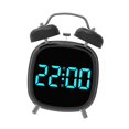 thumbnail image 3 of Reloj despertador digital electrónico LED con alarma y números grandes, de escritorio y pantalla grande. Azul, 3 of 9