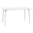 thumbnail image 1 of Siesta ISP690-WHI 55 in. Maya Rectangle Table, White, 1 of 30
