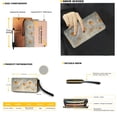 thumbnail image 2 of LedBack Daisy Dragonfly Print Handbag and Purse Set Womens Top Handle Shoulder Bag with Matching Wallet Leather Shoulder Purses Hobo Bag Totes for Shopping, 2 of 4