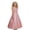 dress 75Pink29, variant on HAYIMI Elegant Girls Dress For Occasions Classic Gown With For Formal Events And Performances Halter Neck Breathable Dresses