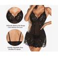 thumbnail image 4 of Lencería Babydolls Encaje Vestido color negro talla: M, 4 of 4