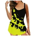 thumbnail image 1 of Tenue de Réveillon Grande Taille Tankini pour Femmes Grand Bikini Imprimé Numérique Bretelles Maillot de Bain Deux Pièces, 1 of 6