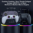 thumbnail image 2 of Colorfish WCPSR Video Game Joysticks Set with USB-C Cable for PlayStation 5, Purple, 11 Pack, 2 of 6