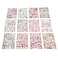 thumbnail image 4 of 12 Sheet Lips Lady Pattern Nail Art Stickers Self‑Adhesive Nail Decals Decoration, 4 of 14