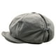 thumbnail image 3 of Boina de diseño retro para mujer. Accesorio ligero, transpirable y ajustable. Gris, 3 of 9