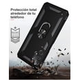 thumbnail image 4 of Funda Con Anillo Soporte Uso Rudo Para Zte Axon 40 Lite Negro Atti ZTE Axon 40 Lite, 4 of 6