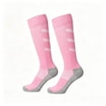 thumbnail image 3 of HAOTAGS Pro-Step Performance Over-Knee Soccer Sock • 3–17 Years • Dual-Zone Cushioning • Breathable Mesh • Gender-Inclusive Fit Pink Size 3-6Years, 3 of 5