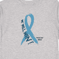 thumbnail image 4 of Inktastic We Will Win Against Prostate Cancer Ribbon Boys or Girls Long Sleeve Toddler T-Shirt, 4 of 5