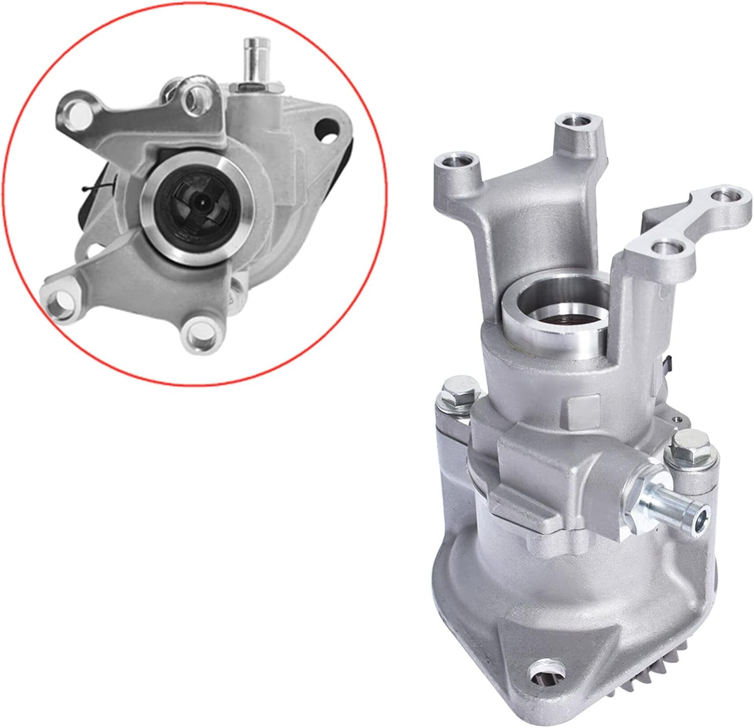 SEBLAFF Gear Driven Mechanical Vacuum Pump Replacement for 1994-2002 Dodge Ram 2500 3500 with Intercooler