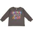 thumbnail image 3 of Inktastic Everything is Gonna Be Alright Inspirational Quote Boys or Girls Long Sleeve Toddler T-Shirt, 3 of 5