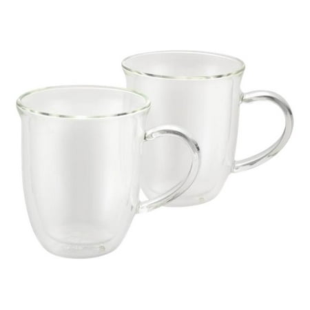 UPC 747660512855 product image for BonJour Coffee Insulated Borosilicate Glass Cappuccino Cups  2-Piece Set  8-Ounc | upcitemdb.com