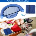 thumbnail image 2 of 2 Pack Pool Noodle Floating Mesh Chair for Floating Pool Noodle, Only Swimming Net Lounge Chair Seat, Great for Water Relaxation, 2 of 13