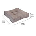 thumbnail image 4 of AuroraX Large Chair Cushions for Pressure Pain Relief Soft Thick Linen Seat Cushions for Office Chairs 17"x17" Support Pillow for Office Chair,Gaming Chair,Home, 4 of 4
