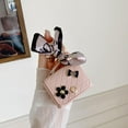 thumbnail image 3 of Mini Bag Compatible with Airpods Pro (2019),Airpods Pro 2 (2022),AirPods 3rd,2nd,1st Generation Case for Women,Cute Leather Cover with Crossbody Strap (Pink), 3 of 10