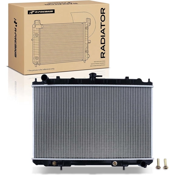 A-Premium Engine Coolant Radiator Assembly with Transmission Oil Cooler - Compatible with Nissan Maxima 1999-2003 & Infiniti i30 2000 2001, i35 2002 2003 2004-3.0L 3.5L
