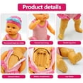 thumbnail image 5 of Yucurem 13" Water Fun Swimming Doll -  Waterproof Reborn Swim Doll Electric Doll Can Swim Lifelike Baby Doll, Water Fun Toy Best Birthday Christmas Gift, 5 of 10
