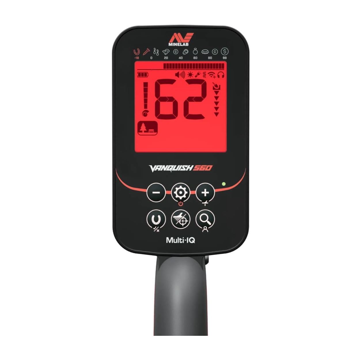 Minelab VANQUISH 560 Pro Pack Waterproof Multi-Frequency Metal Detector with V12x and V8x Search Coils