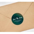 thumbnail image 4 of Darling Souvenir Round Customized Beach Sand Save The Date Stickers Personalized Bride Groom Names And Date Envelope Seals 45 Pcs, 4 of 4