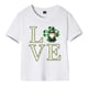 thumbnail image 1 of Gibobby Blusas De Niñas Camisetas estampadas de manga corta para niños y niñas, ropa para Festival de verano （Verde， 5-6 Años), 1 of 4