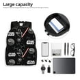 thumbnail image 6 of Darth Vader Backpack Funny Pattern College Laptop Schoolbag Large Capacity Daily Travel Hiking Sports Casual Daypack, 6 of 8