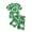 Green, variant on Kids Boys Set Short Sleeve St.Patric. K'S Day Letter Prints Tops Pants Boys Clothing,Green,110