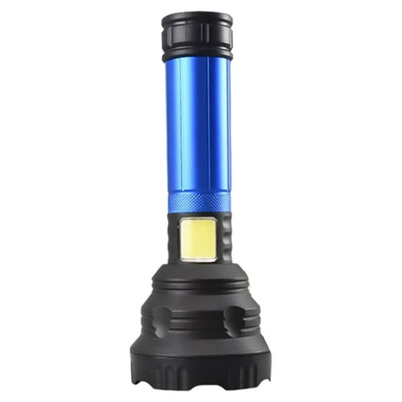 keepw Flashlight Brightness 4 Modes Torch Waterproof Rechargeable Outdoor Working Lamp Lighting Tool Camping Backpacking Fishing Blue