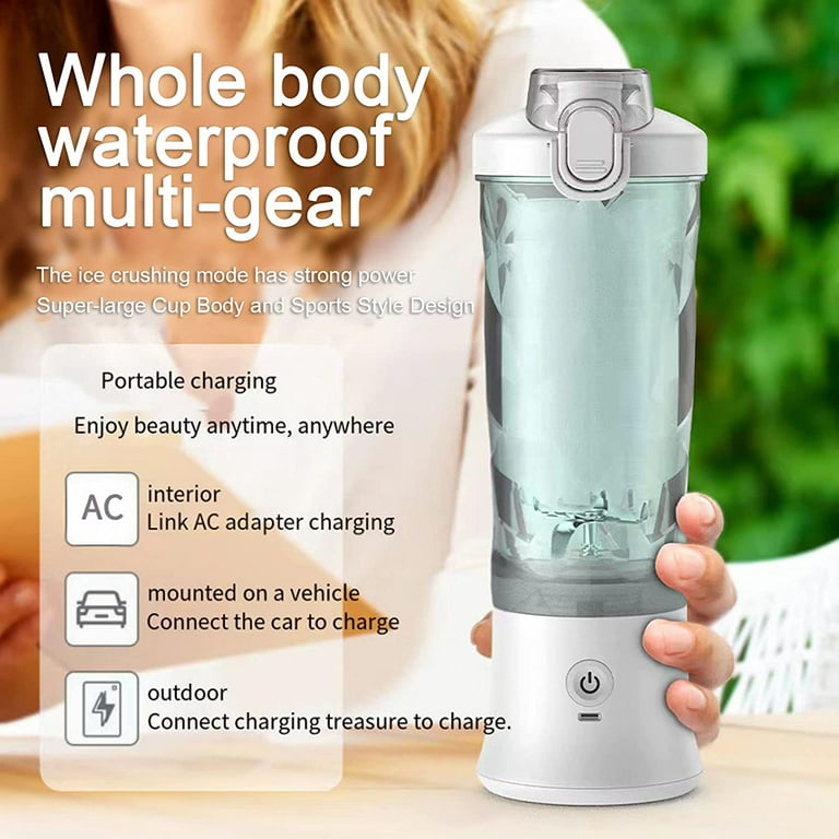 USB Rechargeable Protein Shaker Bottle Electric Mixer Cup Blender Drink  Portable