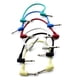 thumbnail image 5 of Paquete de 6 cables de para pedal de efectos de guitarra de 6,35 mm Adaptador de enchufe en ángulo shamjiam Cable de pedal de efectos de guitarra, 5 of 9