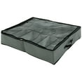 thumbnail image 1 of POINTERTECK Underbed Shoes Storage Bags 45L Large Capacity Underbed Shoes Storage Box with Reinforced handles and Transparent Lid Foldable Underbed Shoes Storage Containers for Clothing S, 1 of 7