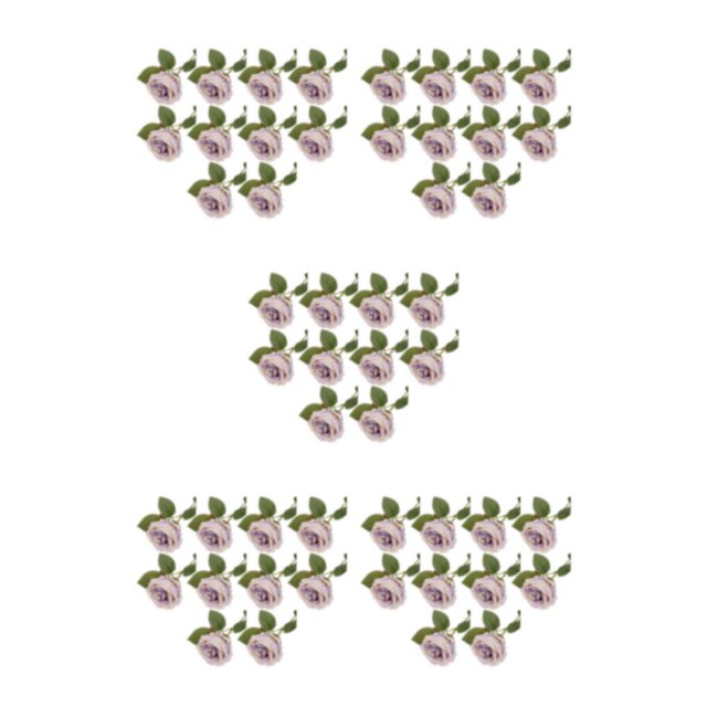 Injueey 10 Uds arreglo de flores artificiales de plástico para boda-fácil de limpiar flores y plantas de imitación ecológicas flor falsa Type2 NO2