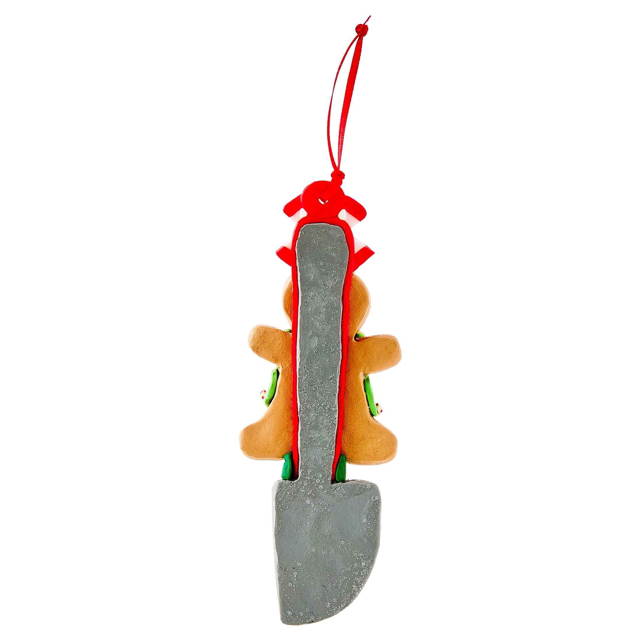 Multicolor Clay Dough Gingerbread Cake Spatula Christmas Ornament, 5.3", by Holiday Time