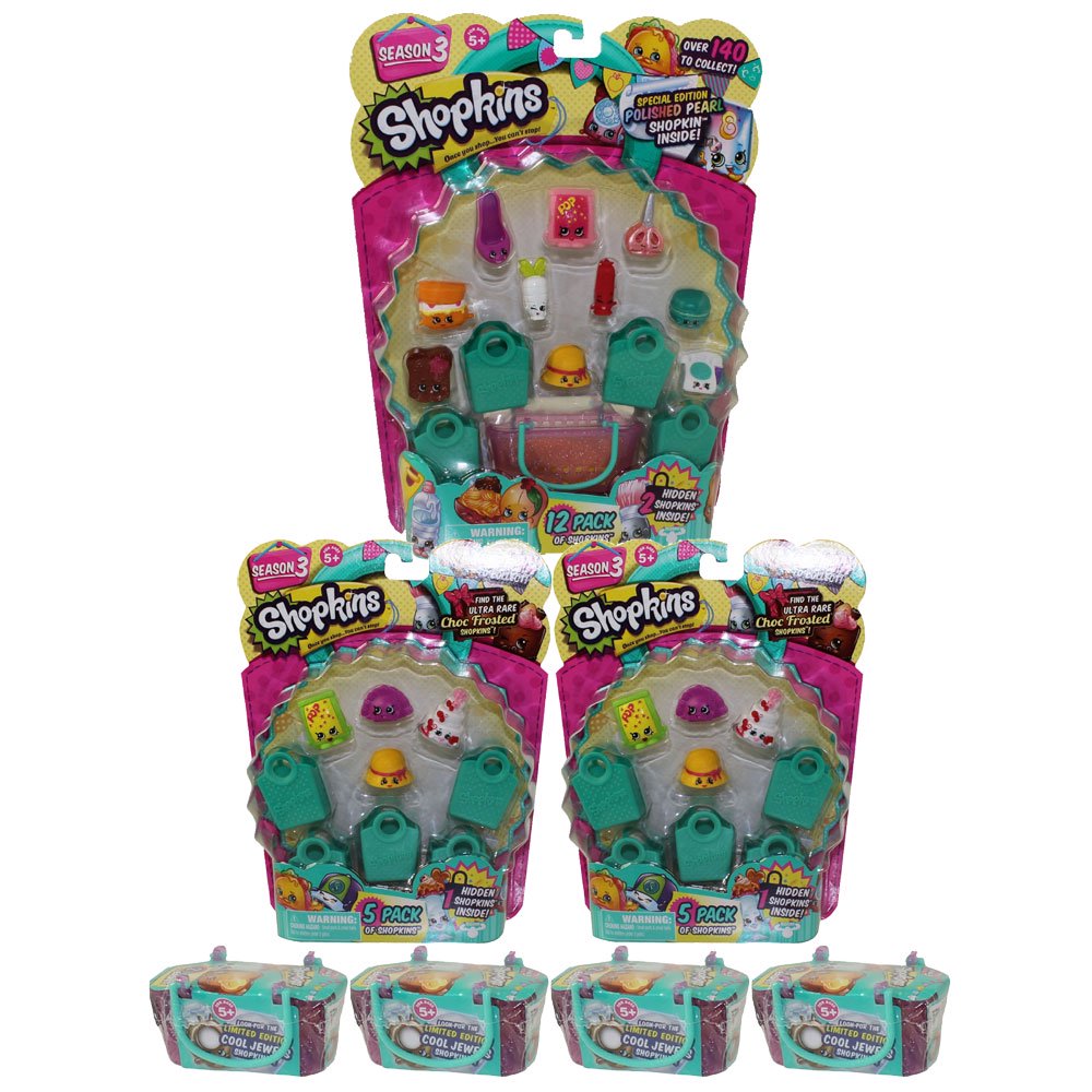 Shopkins Collectible Figures Season 3 Starter Combo Lot 30