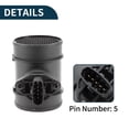 thumbnail image 4 of Sensor de Flujo de Aire Masivo para Opel para Vauxhall Corsa C No.46447508 Sensor MAF Interno 1 Pcs, 4 of 6