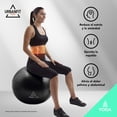 thumbnail image 4 of Pelota de Yoga UrbanFit Pro 75 cm rosa Estandar Soporta 450 kg, 4 of 10