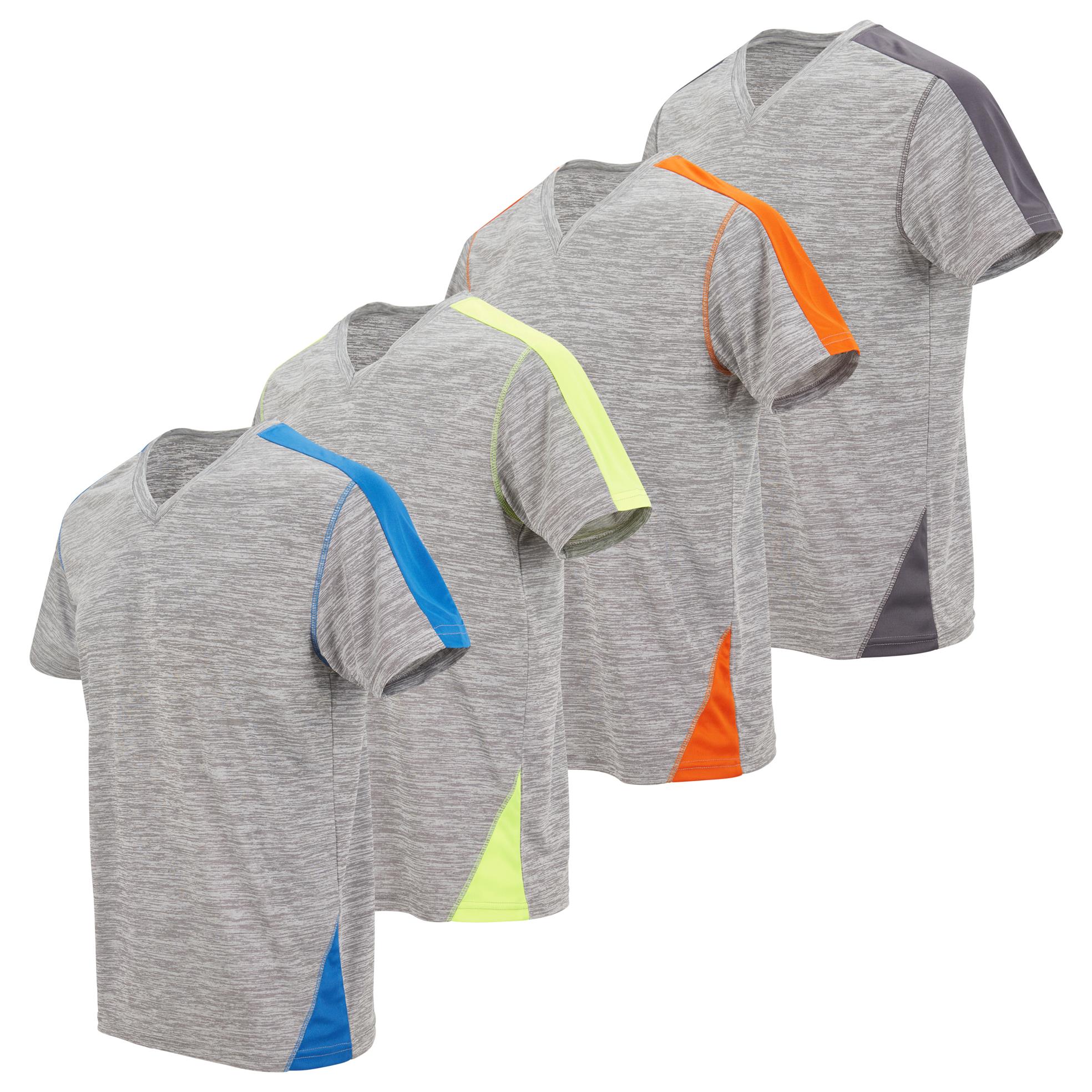 mens dri fit v neck t shirts