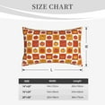 thumbnail image 3 of Fotbe Pumpkin Plaid Pillow Cases - Envelope Closure - Luxury, Extra Soft, Cooling Pillow Covers - Wrinkle, Fade, Stain Resistant-16"x24", 3 of 8