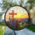 thumbnail image 3 of Acrylic Puzzle Suncatcher, Cross Flower Sea Sun Catchers Puzzle, DIY SunCatchers Puzzles Window Hanging, 2-in-1 Acrylic Jigsaw Puzzle Suncatcher Home & Garden Decor, 3.15 in, 3 of 7