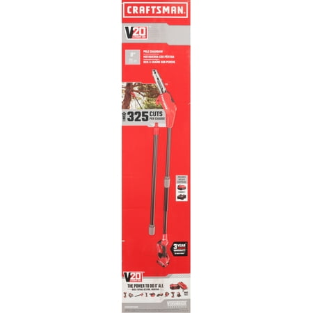 CRAFTSMAN V20 20-Volt Max 8-in Cordless Electric Pole Saw (Battery & Charger Included)