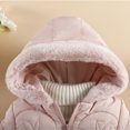thumbnail image 6 of XBASW Baby Toddler Girls Winter Coats Hooded Thick Jacket Warm Cotton Jackets Outerwear for Girls 1-5Y, 6 of 11