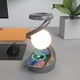 thumbnail image 2 of Lámpara de Luna Espiral Giratoria Recargable RGB con Cargador Inalámbrico para Teléfono, Luz Flotante de Escritorio para Decoración de Habitaciones., 2 of 5