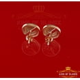 thumbnail image 6 of King of Bling's Aretes Para Hombre Square 925 Yellow Silver 0.33ct Diamond Women & Men Earrings, 6 of 12