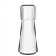 thumbnail image 1 of Jarra de agua junto a la cama con juego de vaso, jarra de agua transparente y juego de vasos de vidrio (botella de 29 onzas + taza de 7 onzas), taza para enjuague bucal, 1 of 5