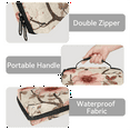 thumbnail image 4 of Herdesigns Vintage Carry Case Compatible with Nintendo Switch 2, with 20 Game Card Slots, Floral Portable Travel Carrying Case Pouch for Accessories & Games, 4 of 8