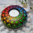 thumbnail image 2 of Molde de silicona redondo Happy Dotting para vela tealight, 11 cm, 2 of 9
