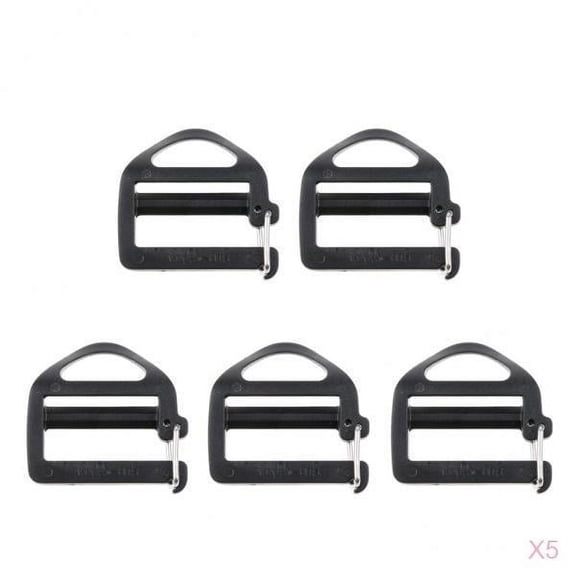 25pcs 25mm Webbing Buckle Strapping Adjuster Backpack Tools