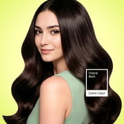 Nisha Creme Hair Color | Permanent Long Lasting Black Hair Dye Colour Kit | Original Black | 60gm / 2.02 Oz