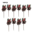 thumbnail image 3 of Naiovety 10 piezas, amplia gama de usos, tallos de frutos rojos para decoración navideña versátil, reutilizable Kits de decoración para fiestas Tipo 1, 3 of 6