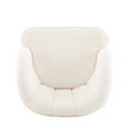 thumbnail image 4 of Square - arm Barrel Chair with Curved Tufted Back / Comfortable Seating for Home Offices, 4 of 6
