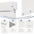 thumbnail image 4 of Cordless Blackout Roller Shades for Windows, Free-Stop Linen Shades with Valance, Thermal Insulated Fabric, UV Protection Roller Blinds for Home，Light Beige，34.5"W X 72"H, 4 of 7