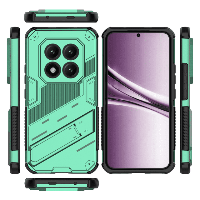 Funda GANGXUN Antigolpes para Xiaomi Redmi Note 15 Pro Plus 5G con Soporte Invisible, Antihuellas y Protección Completa